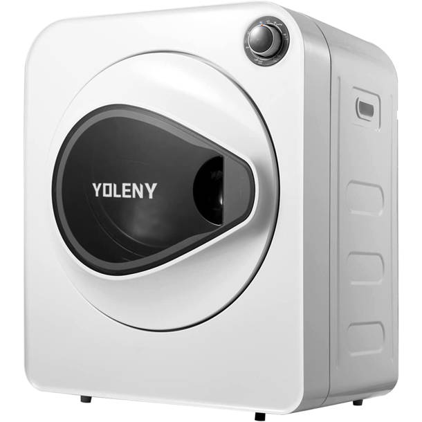 Costway High Efficiency Portable Washer & Dryer Combo in White And Gray